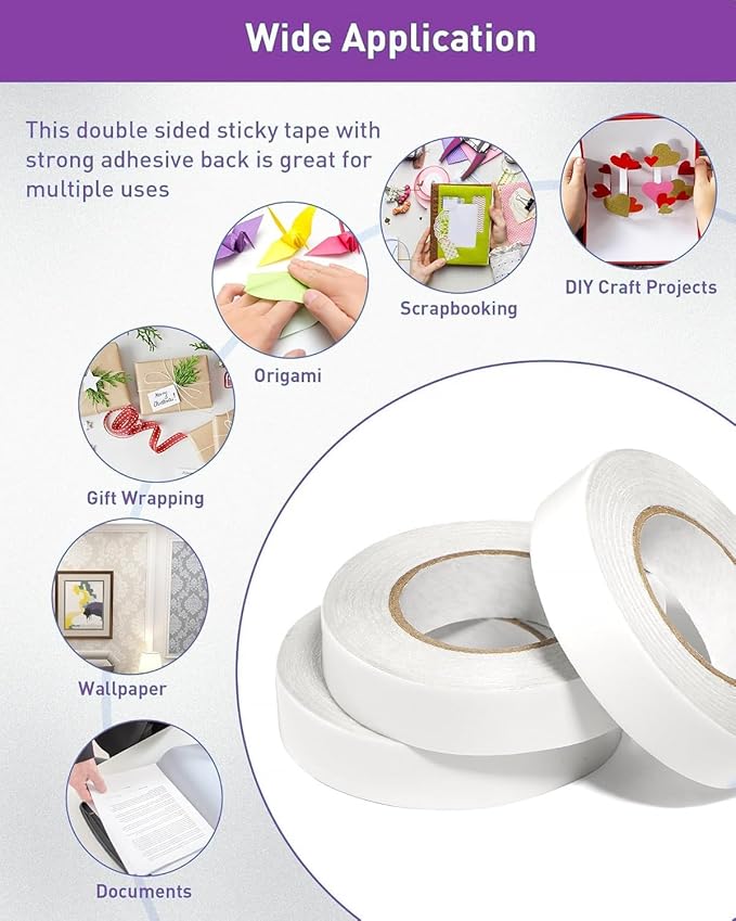 HIGH STRENGTH DOUBLE SIDED TISSUE TAPE