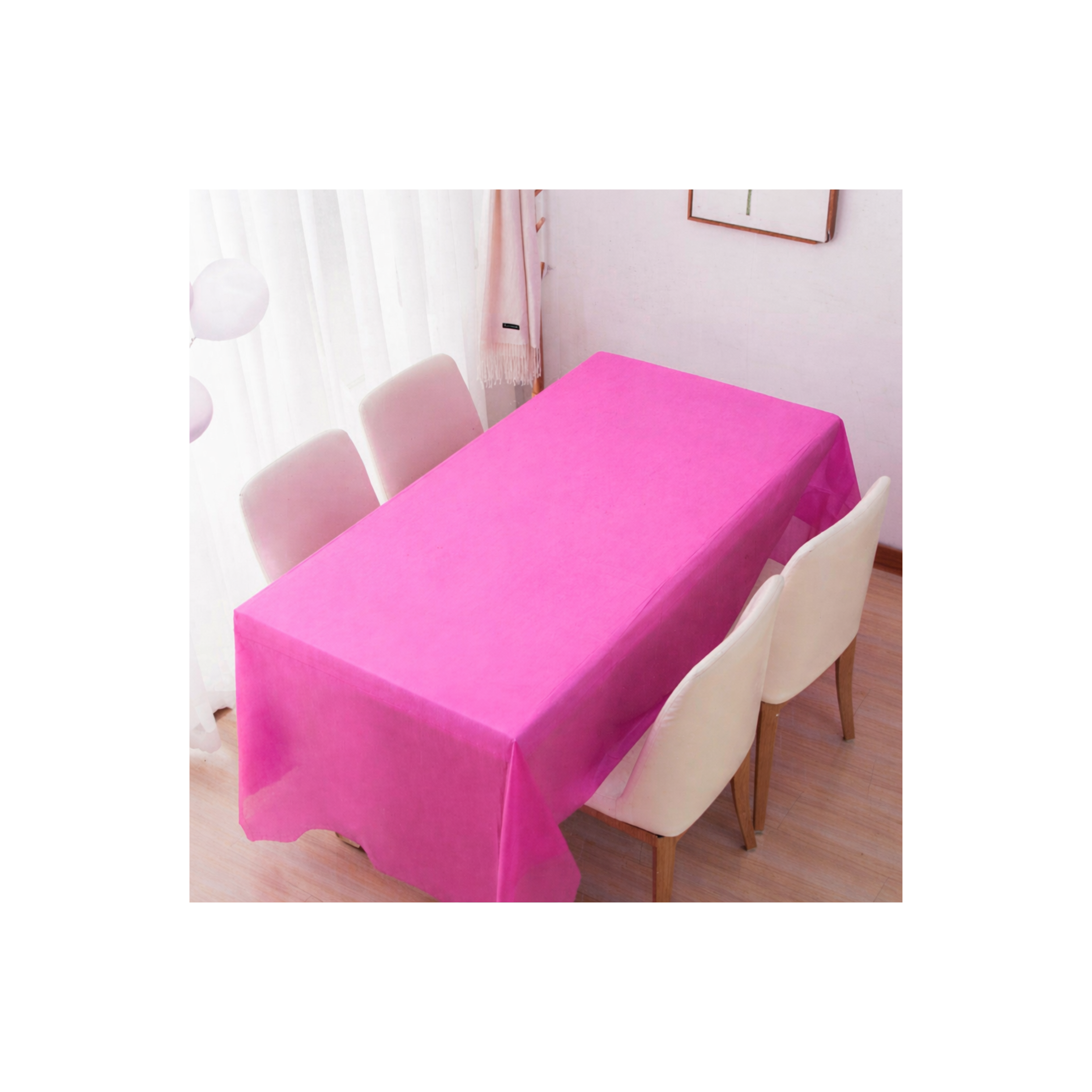 REUSABLE TABLE COVER - PINK