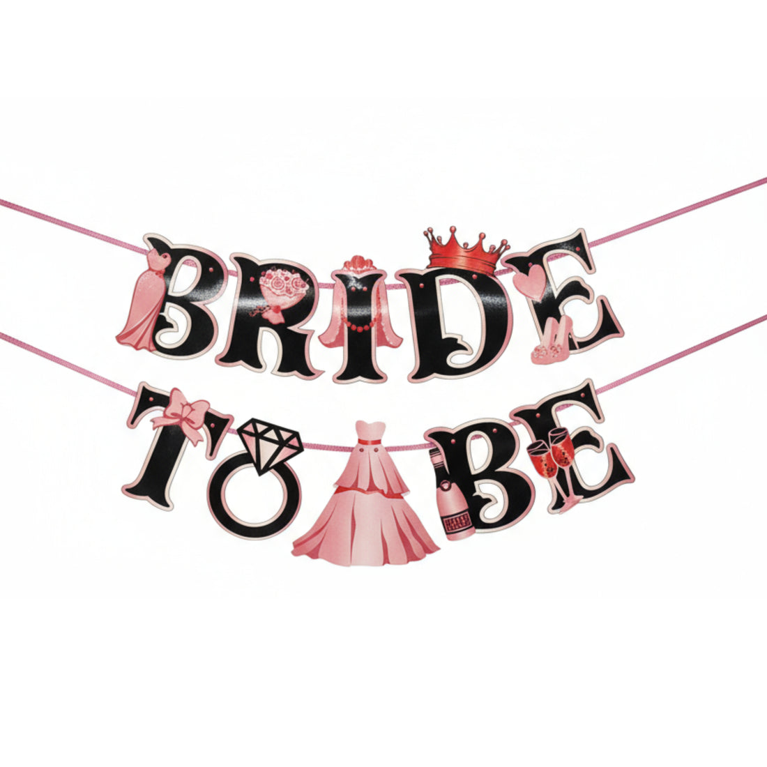BRIDE TO BE PRINT BANNER
