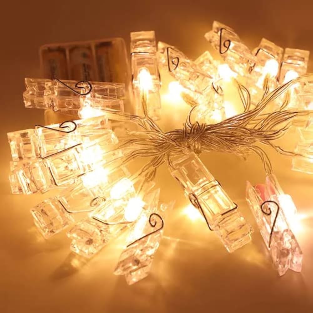 LED PHOTO CLIPS FOR DECORATION (BATTERY OPERATED)