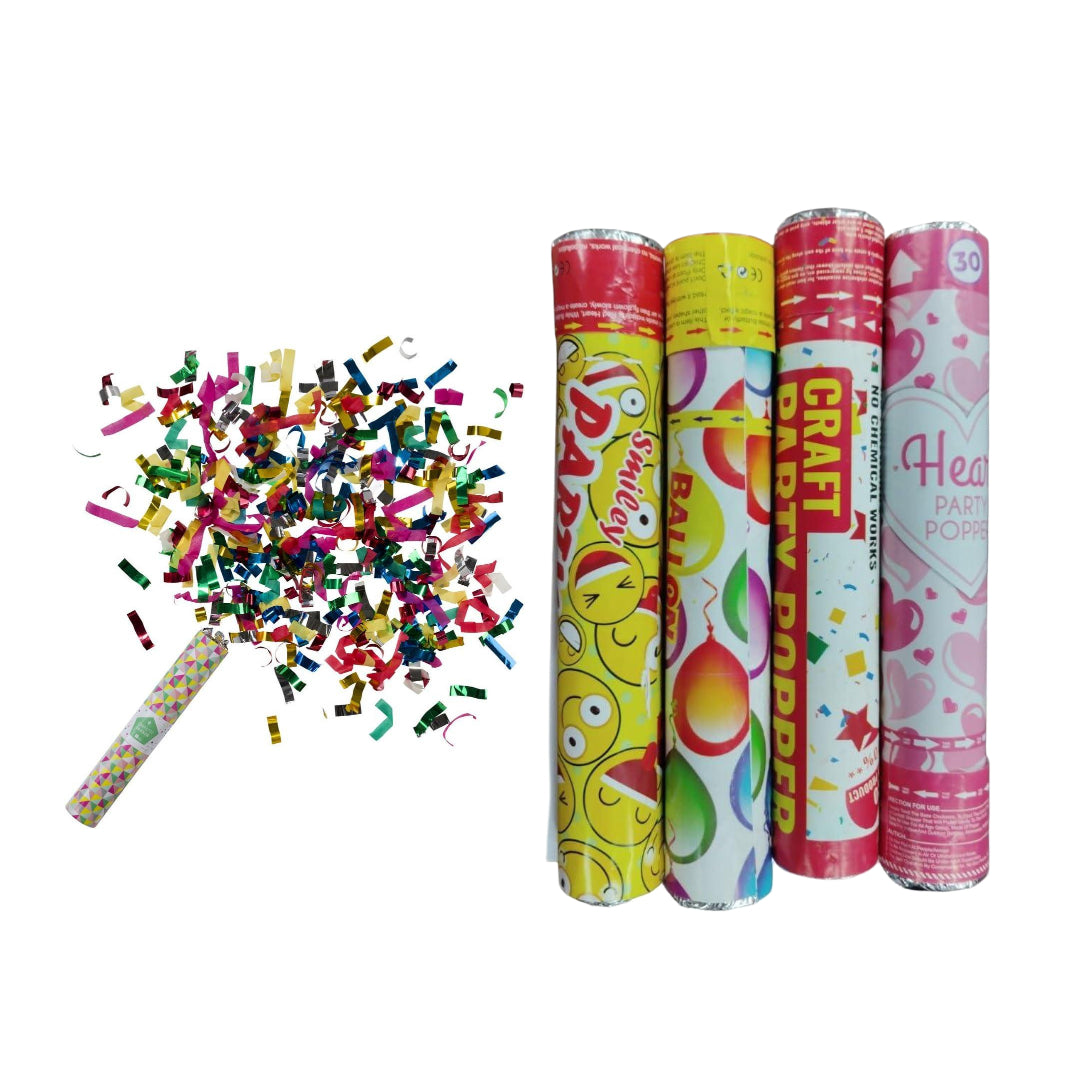 PAPER CONFETTI PARTY POPPER (RANDOM DESIGN)