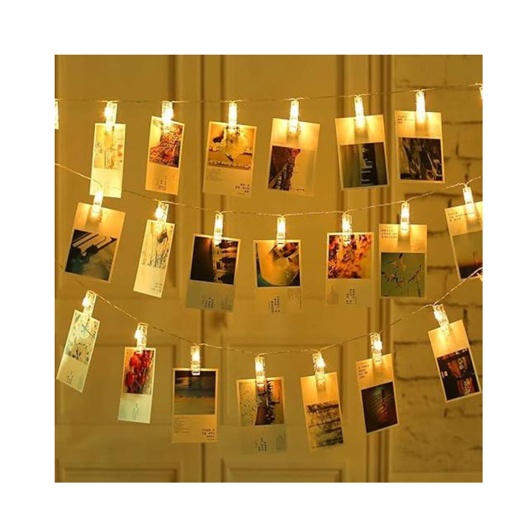 LED PHOTO CLIPS FOR DECORATION (BATTERY OPERATED)
