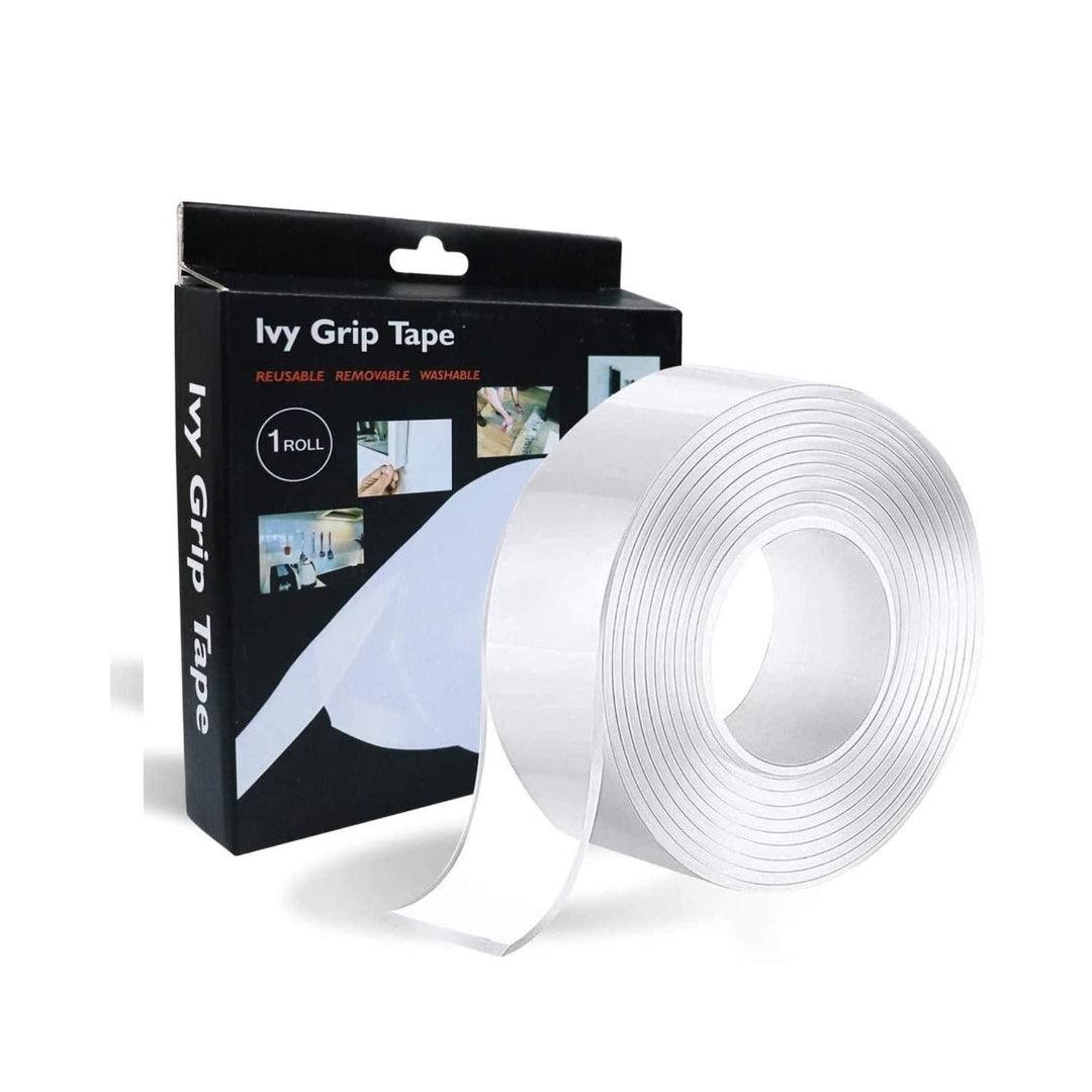 IVY GRIP/NANO TAPE TRANSPARENT DOUBLE SIDED SILICONE TAPE FOR TRACELESS STICKING