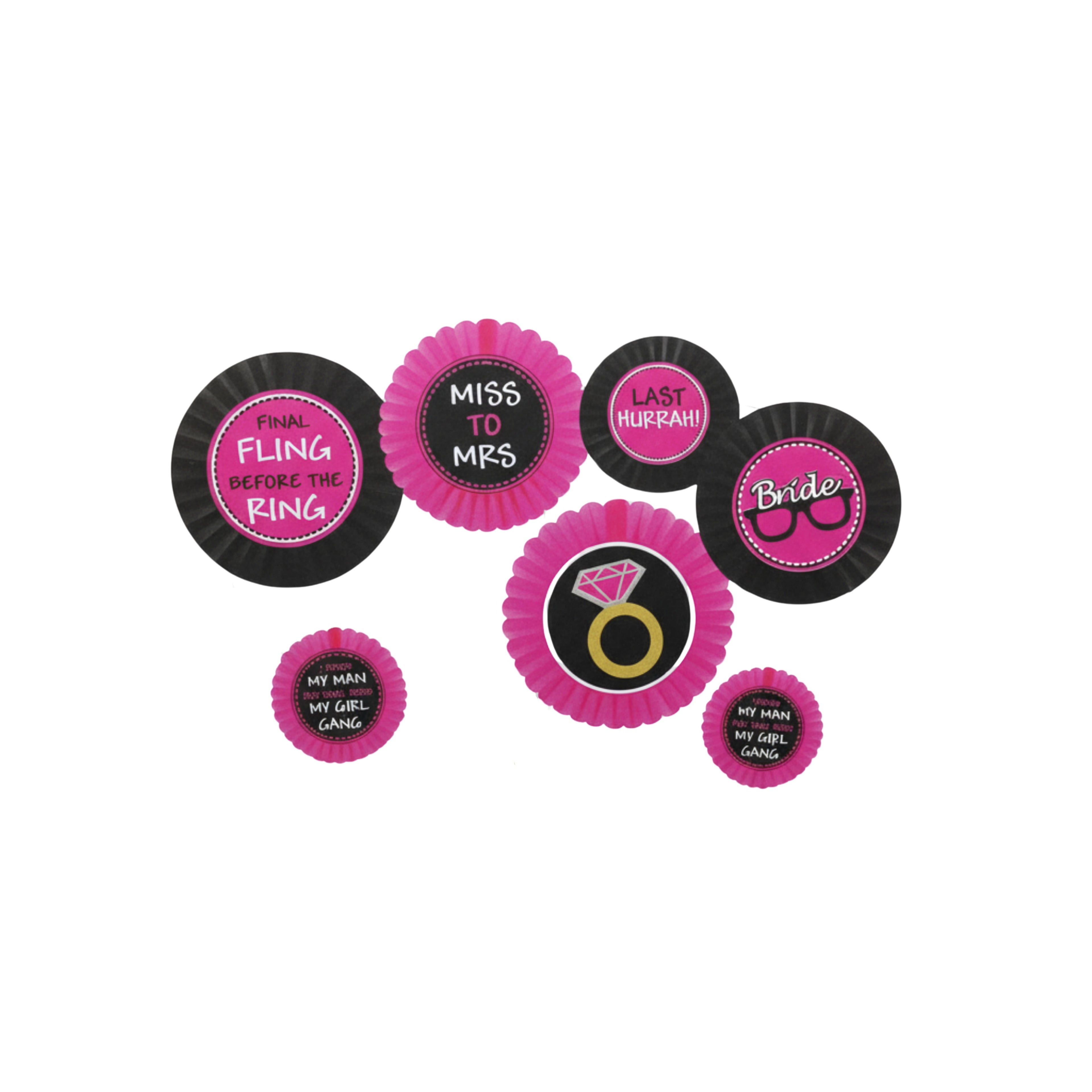 BRIDE TO BE-PAPER FAN SET