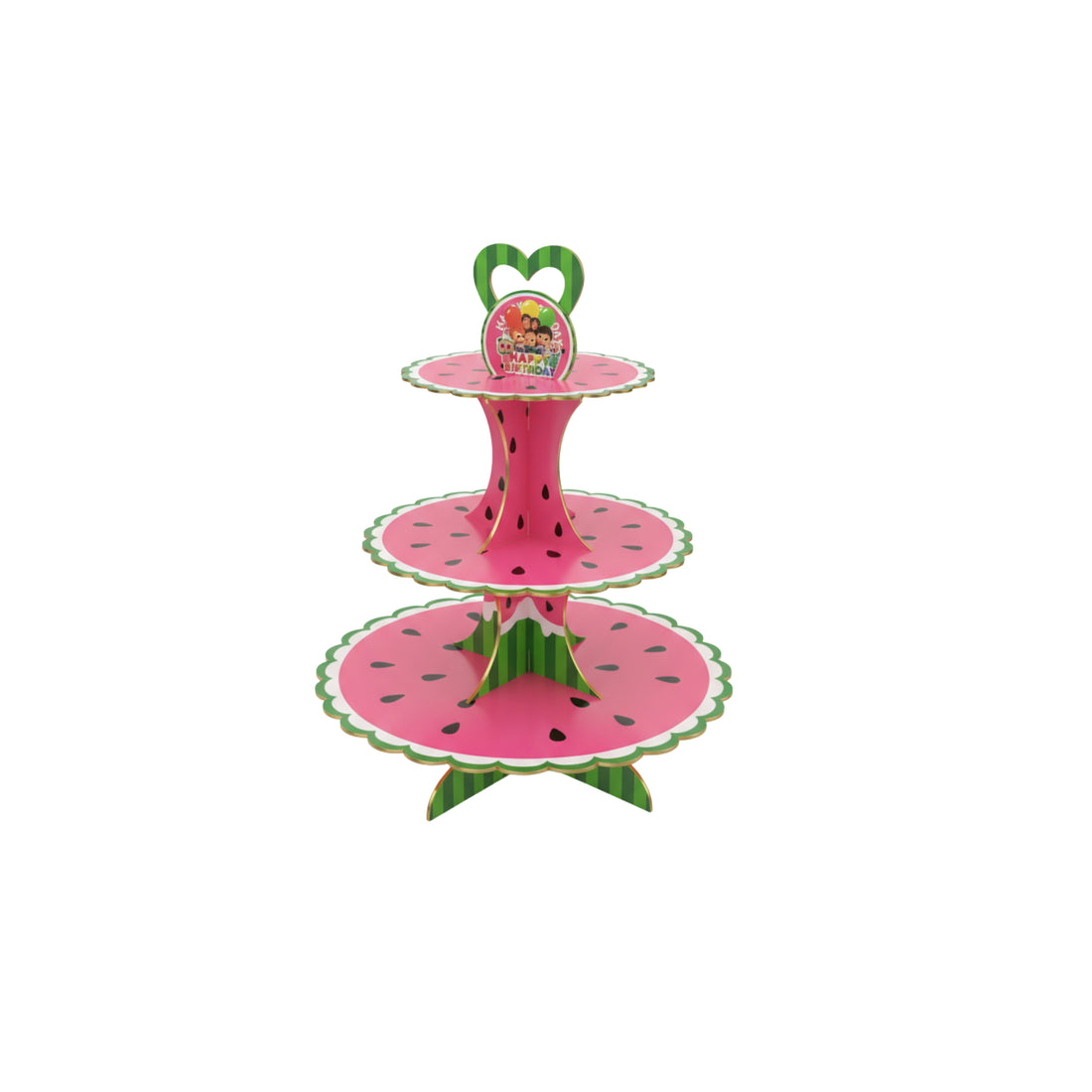 THEME CUP CAKE STAND COCOMELON