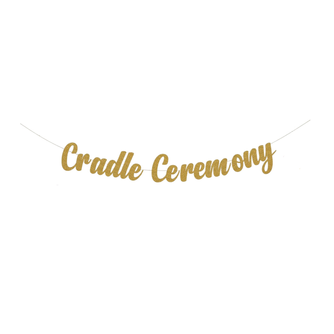CRADLE CEREMONY - GOLD BANNER