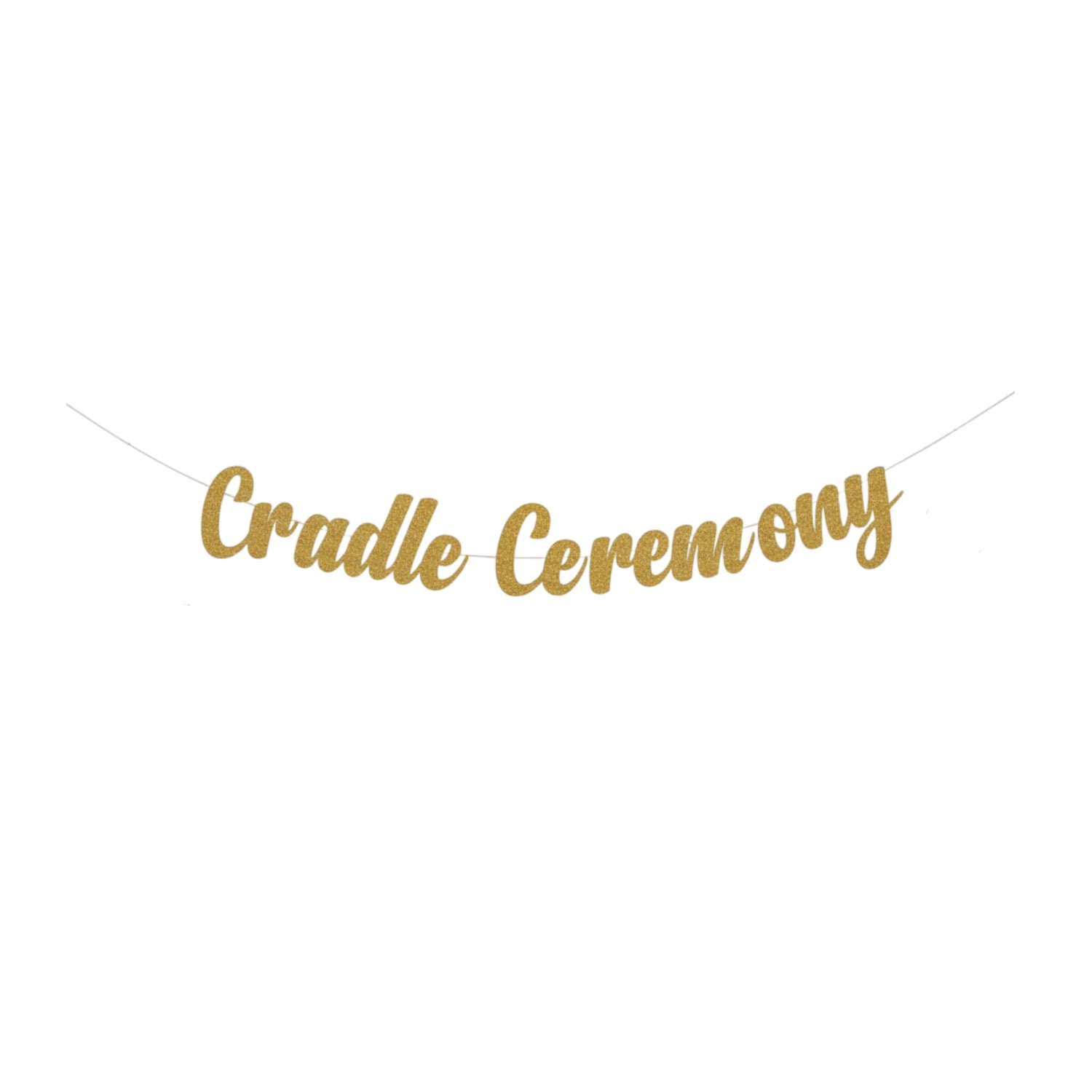 CRADLE CEREMONY - GOLD BANNER