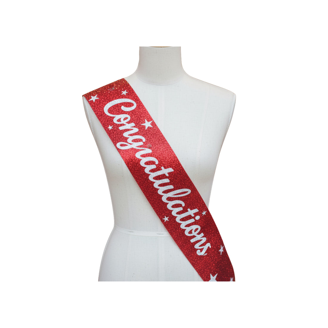 CONGRATULATIONS SASH RED
