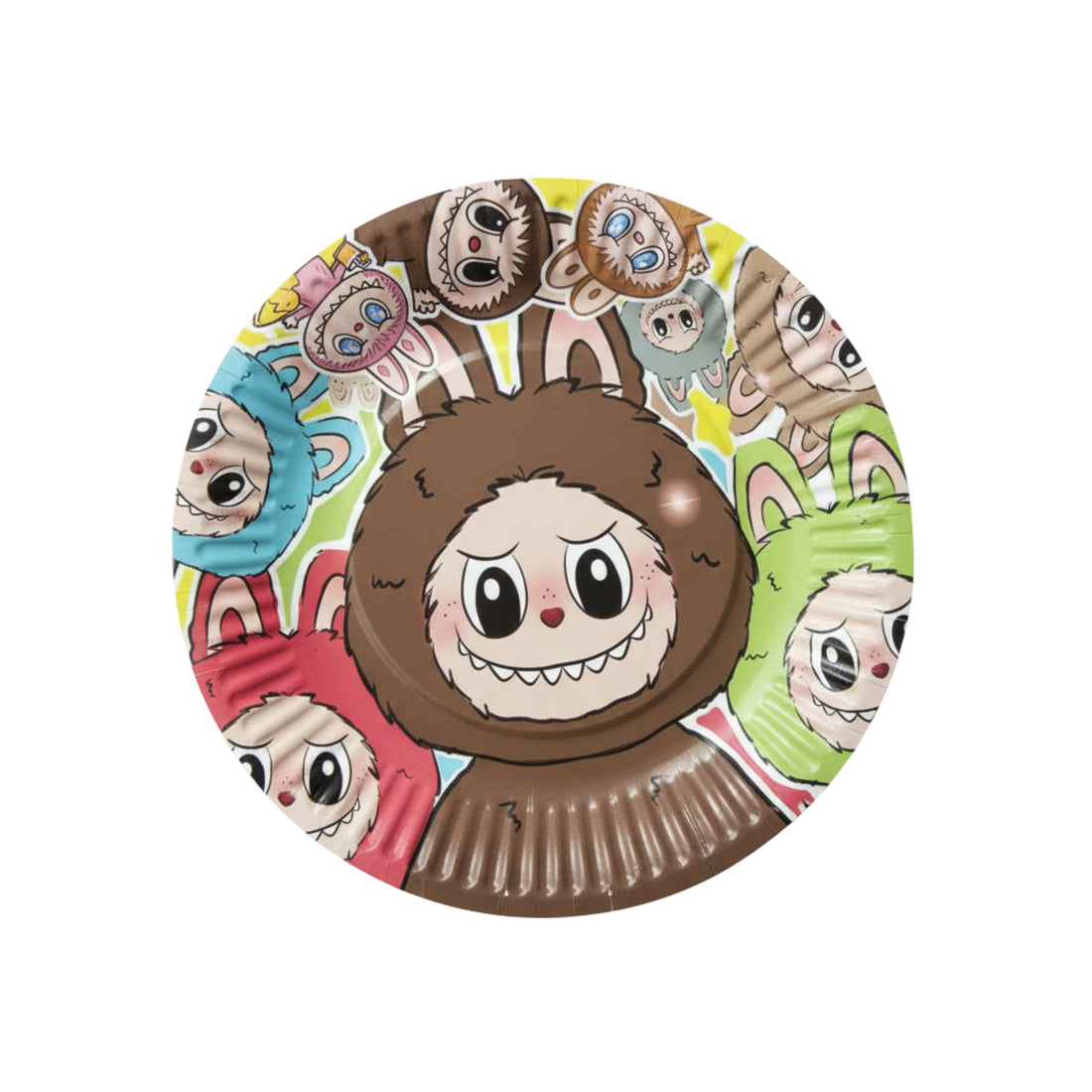 POP MART THE MONSTERS LABUBU CUTE CHARACTER BIRTHDAY PARTY PAPER PLATES