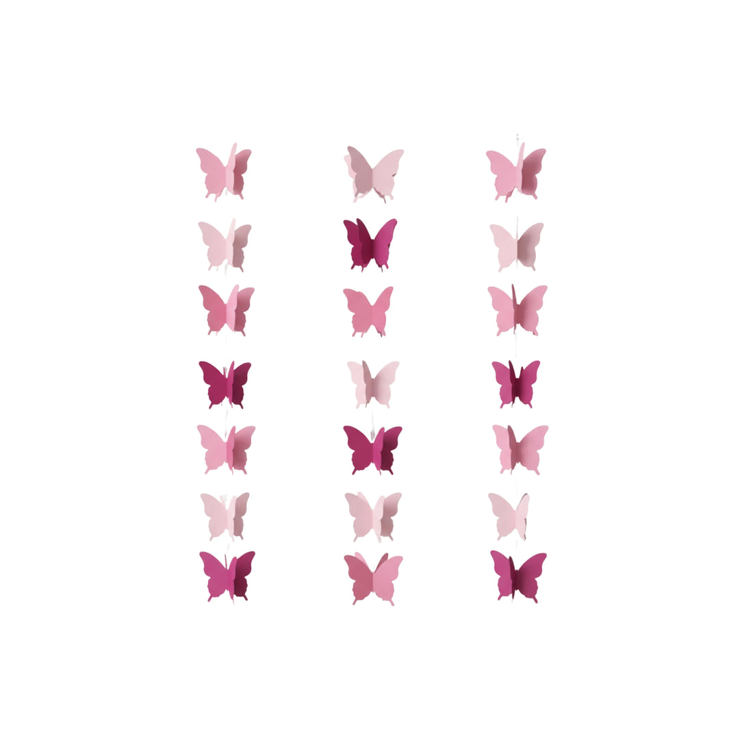 BUTTERFLY HANGINGS PINK