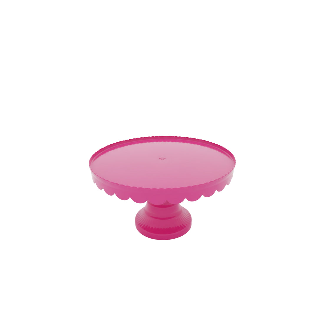 PLASTIC CAKE STAND 121n -DARK PINK