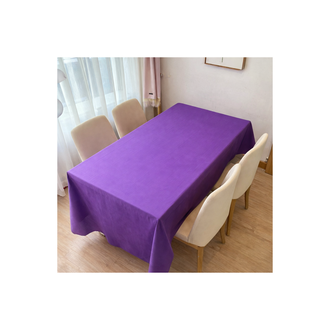 REUSABLE TABLE COVER - PURPLE