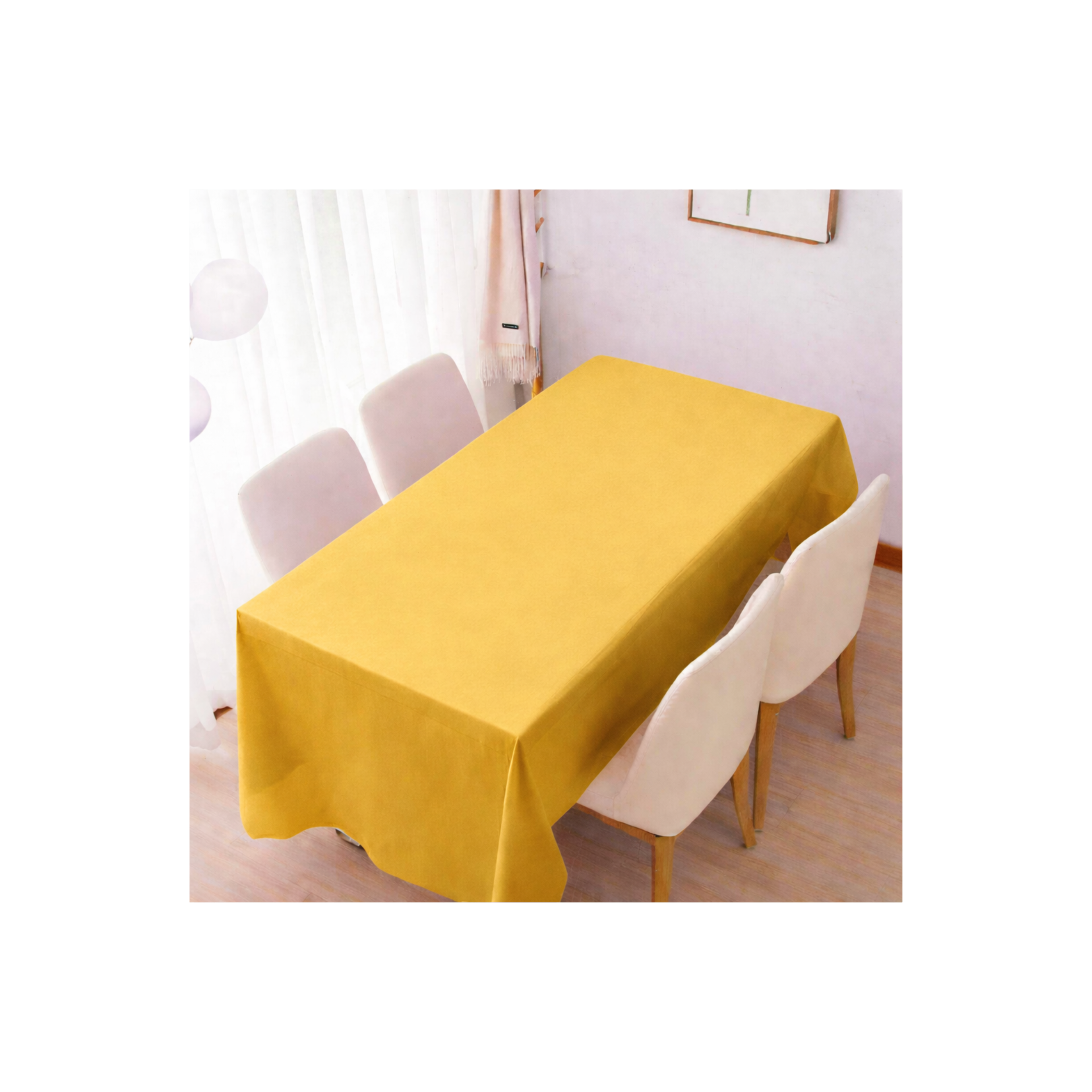 REUSABLE TABLE COVER - GOLD