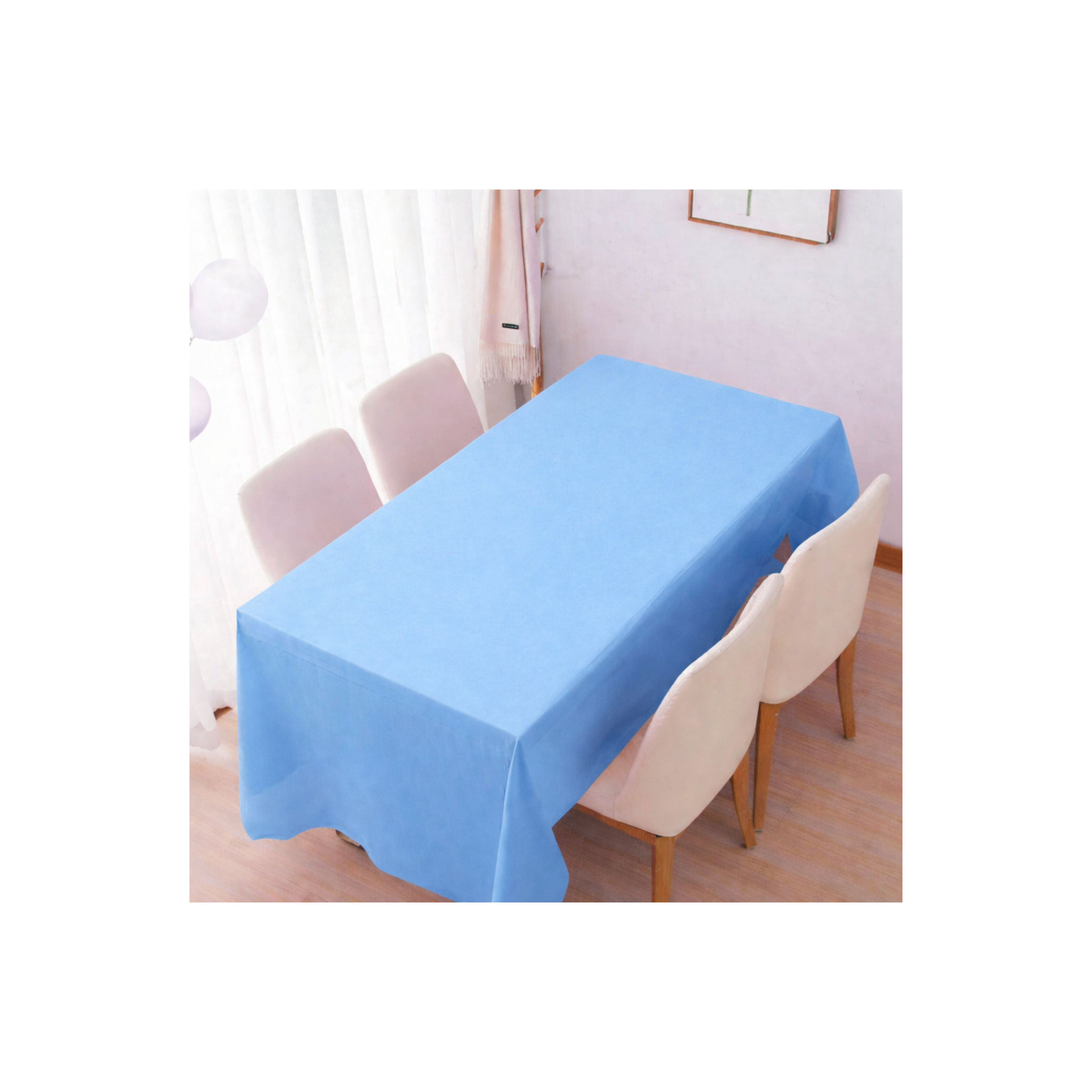 REUSABLE TABLE COVER - BLUE