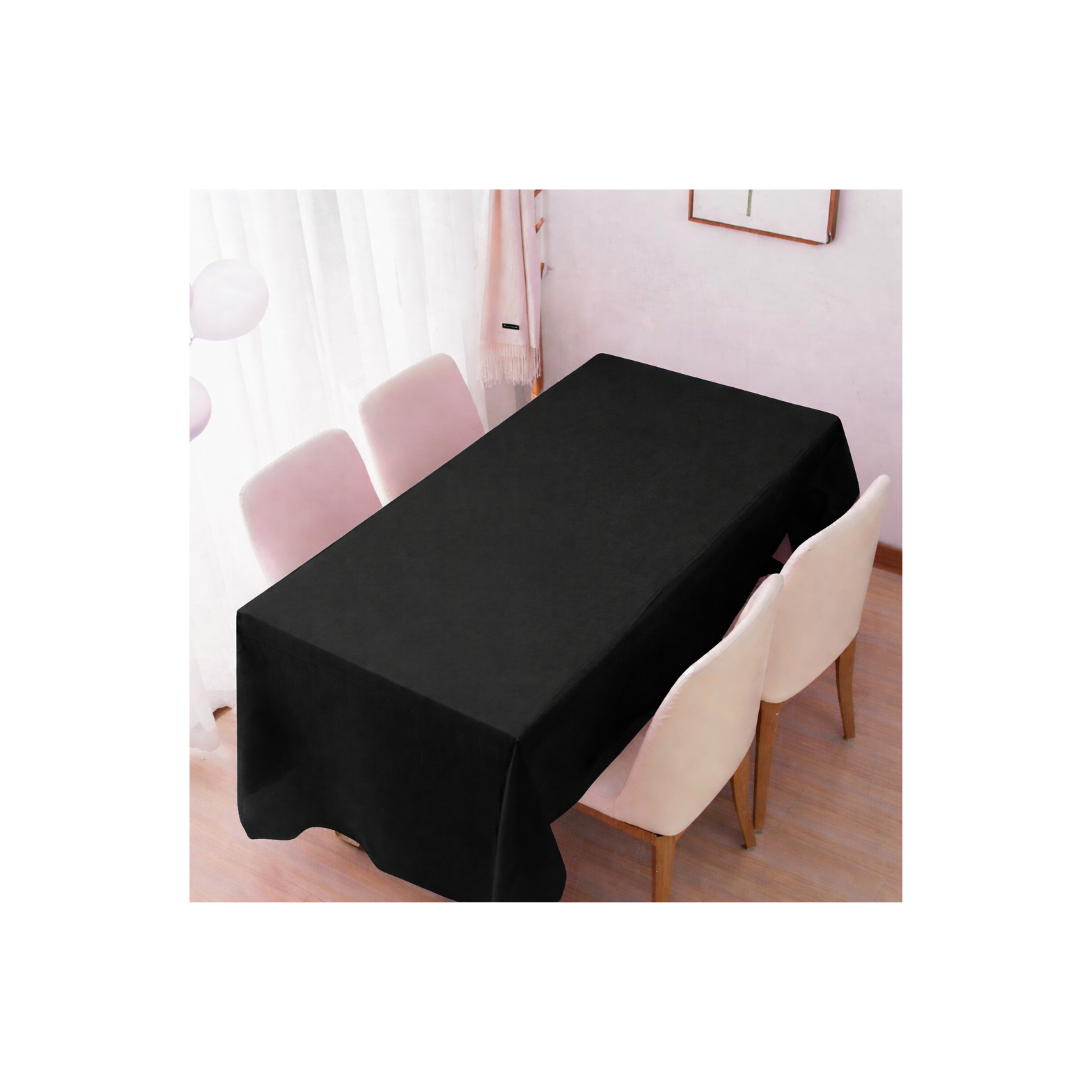 REUSABLE TABLE COVER - BLACK
