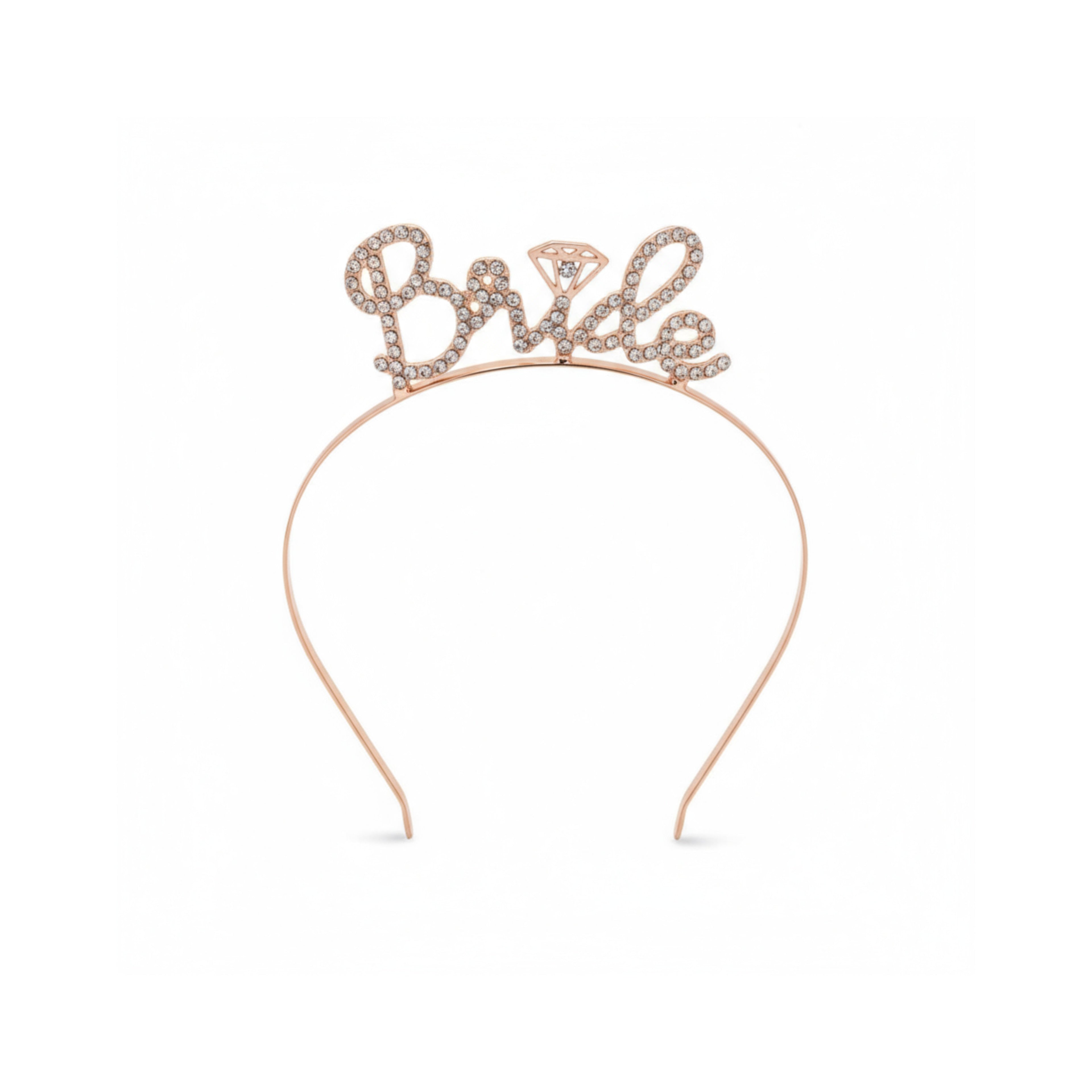 BRIDE METAL ROSE GOLD CROWN