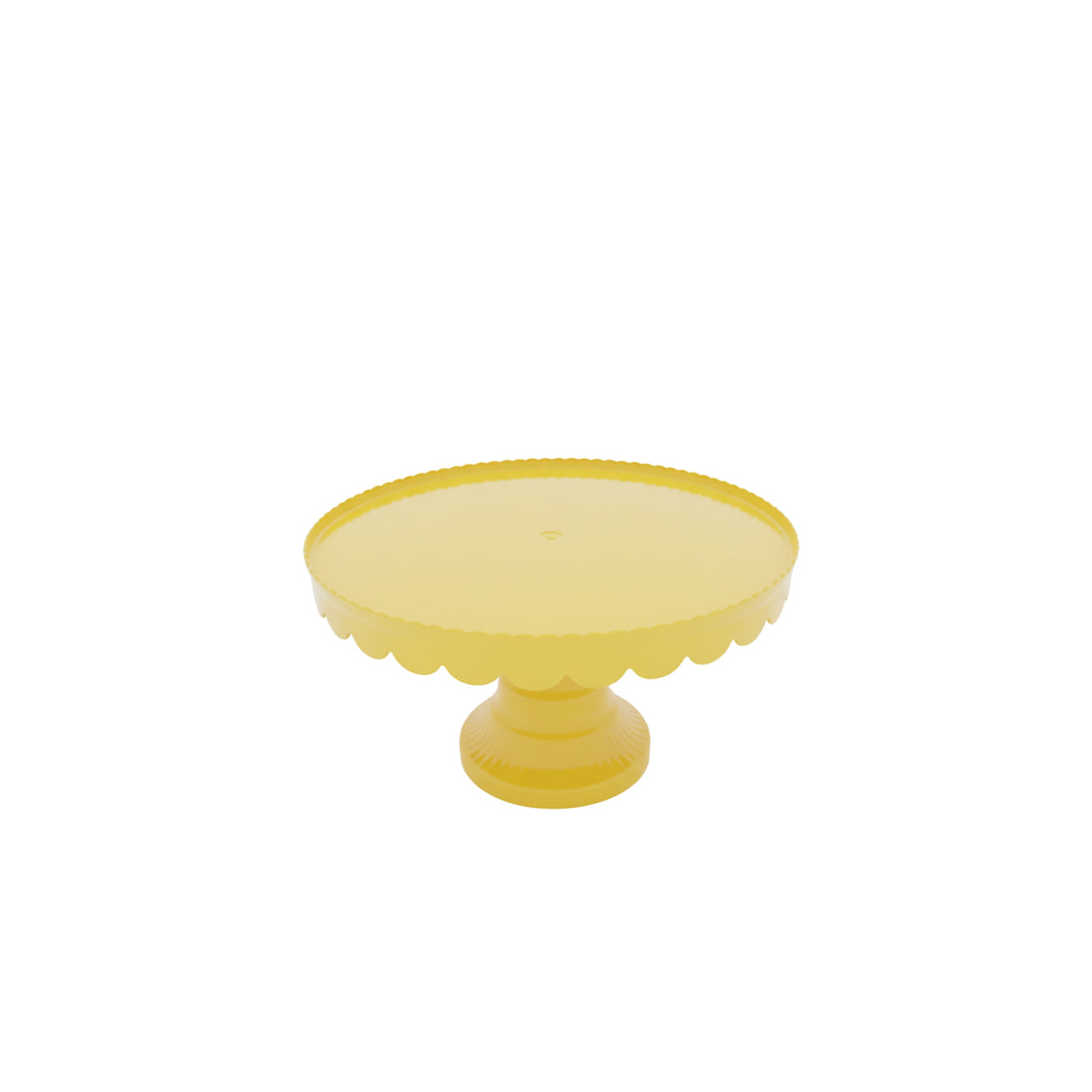 PLASTIC CAKE STAND 121n -DARK YELLOW