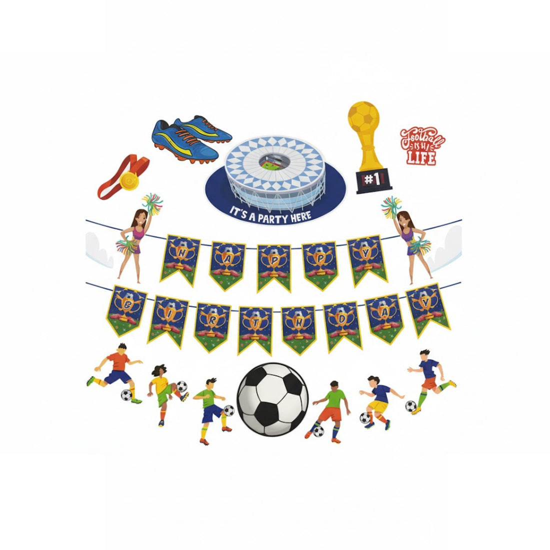 FOOTBALL TROPHY COMBO