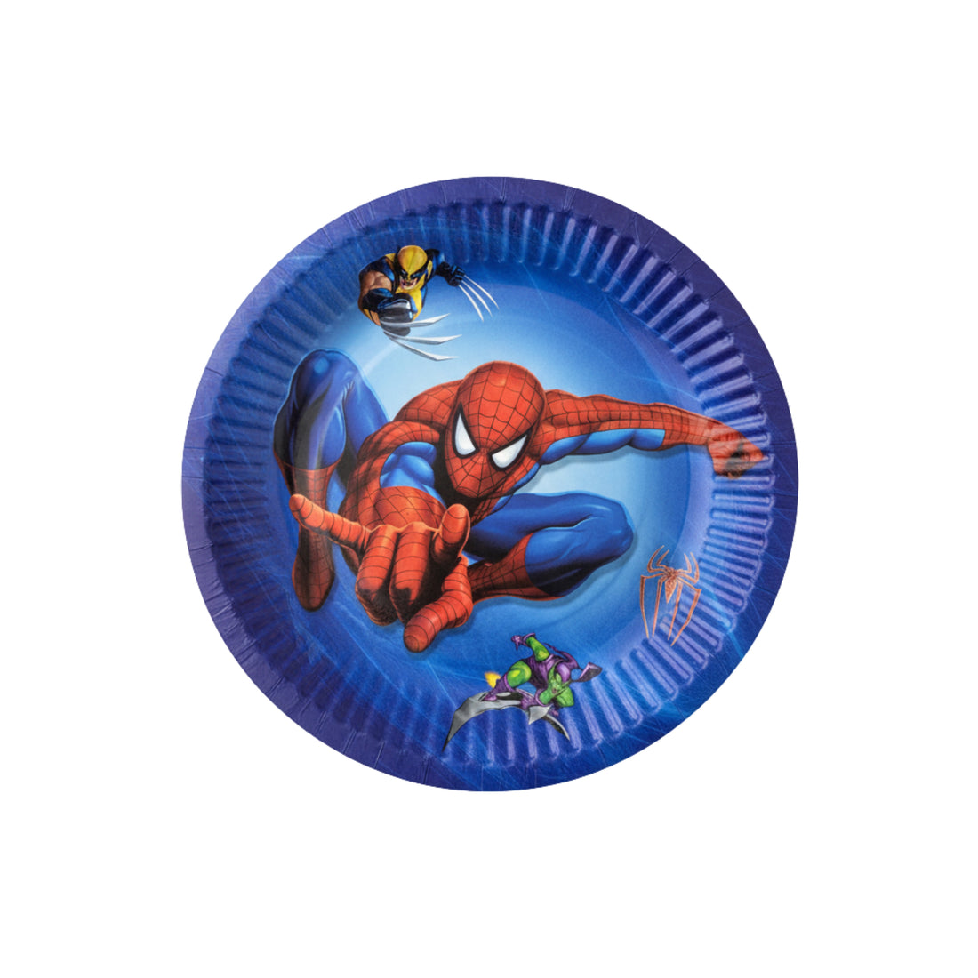 MARVEL SPIDER-MAN ACTION POSE BIRTHDAY PARTY PAPER PLATES
