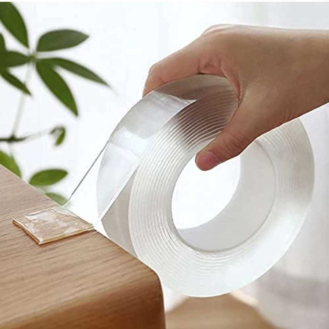 IVY GRIP/NANO TAPE TRANSPARENT DOUBLE SIDED SILICONE TAPE FOR TRACELESS STICKING