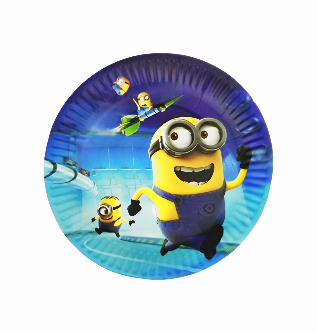 10 PCS THEME BIG PLATES-MINIONS