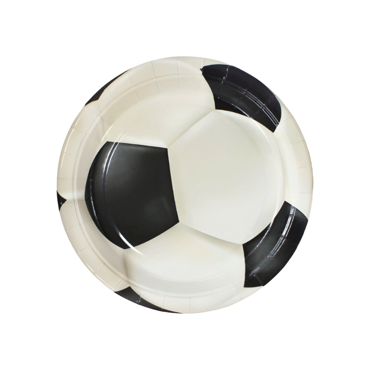10PCS THEME PAPER PLATES-FOOTBALL